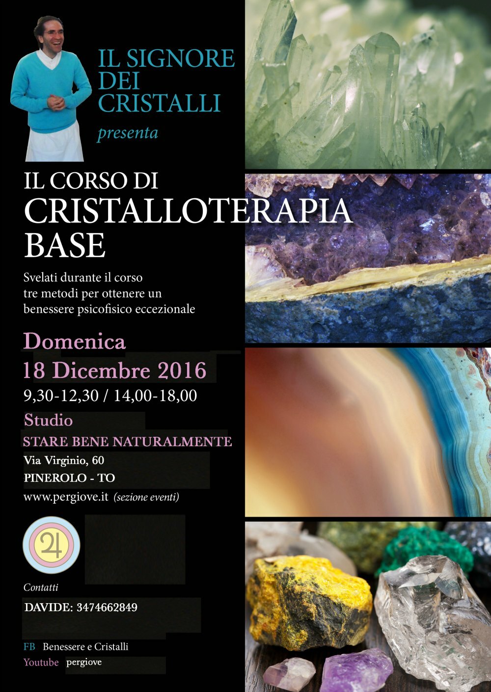 corso di cristalloterapia base a pinerolo