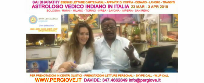 ASTROLOGO VEDICO CONSULENZE IN ITALIANO tel: 3474662849 | www.pergiove.it