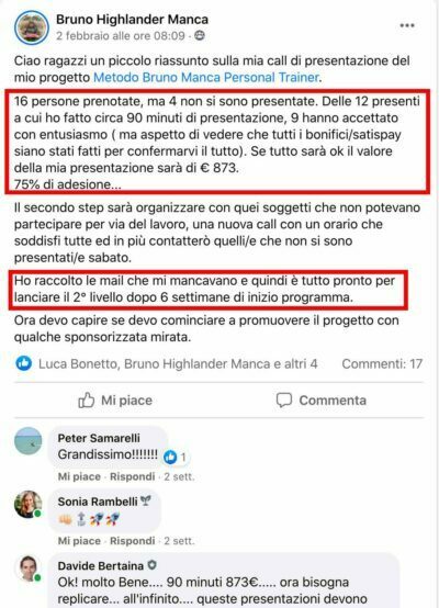 Testimonianza di Bruno Manca sul Metodo Celestino 1